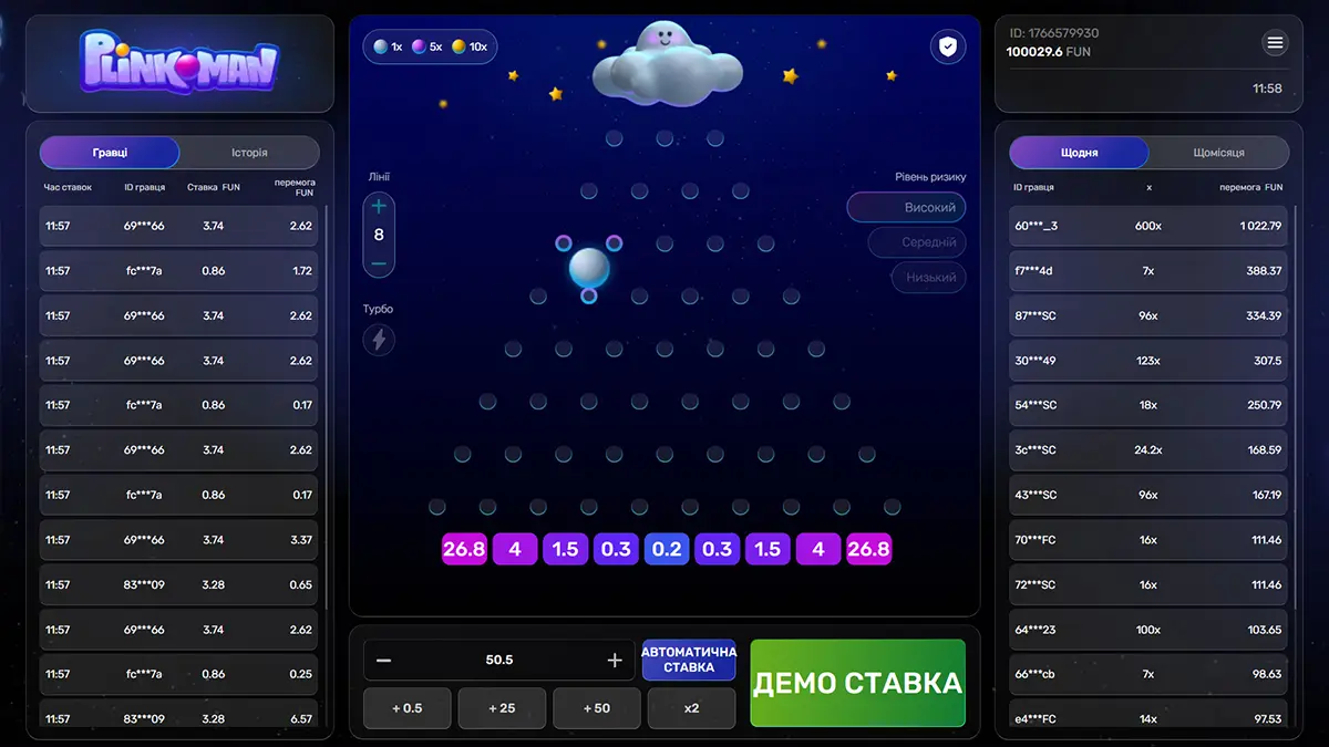 Plinko — онлайн слот із унікальною механікою та шансами на великі виграші Plinko